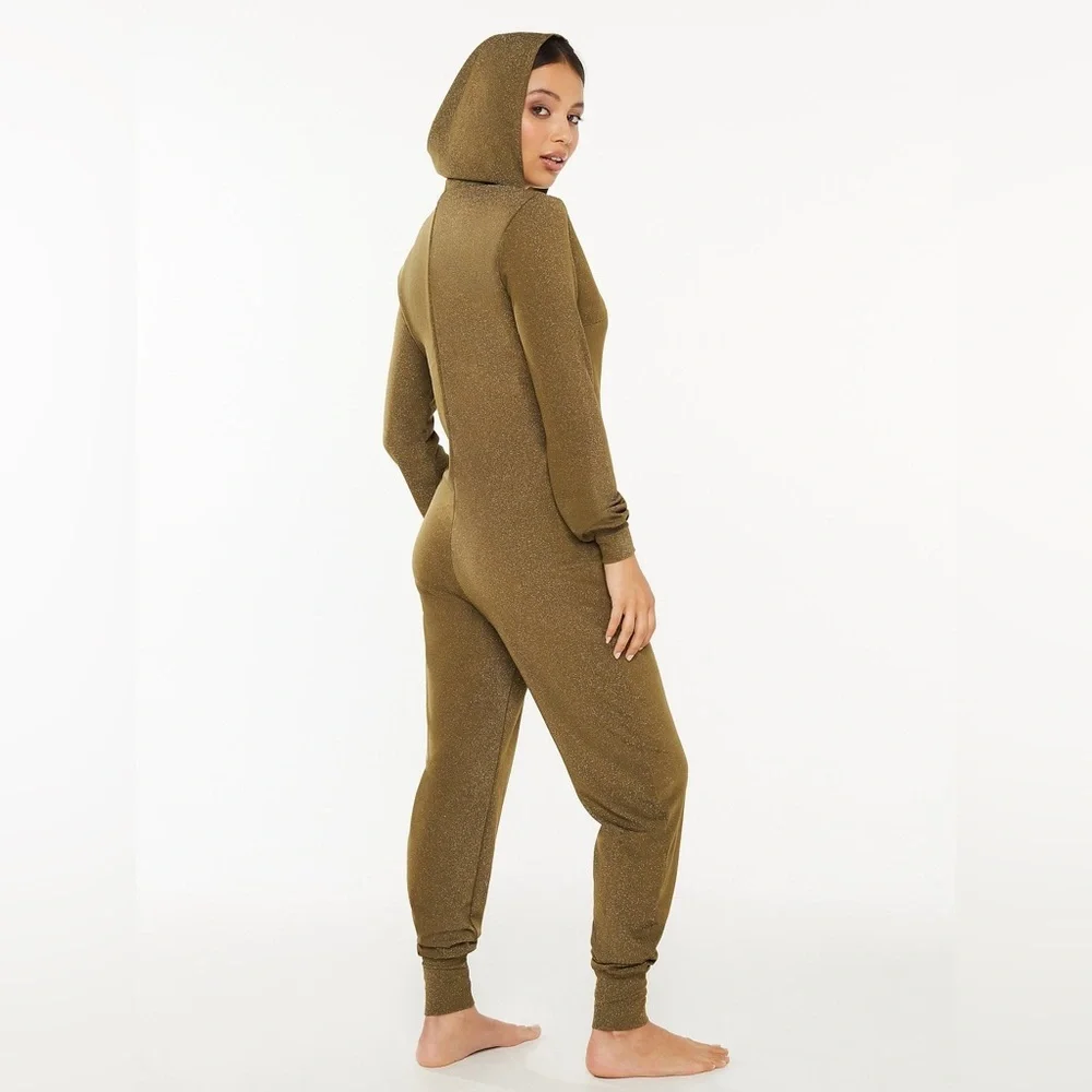 Savage X Fenty Sleep & Shine Hooded Onesie Size Small 1115 - Picture 3 of 9